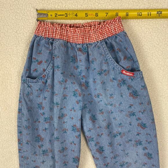 Rare Vintage 90s Oshkosh B'gosh Girls Cherry Outfit Pants T Shirt Size 5 - Picture 7 of 9